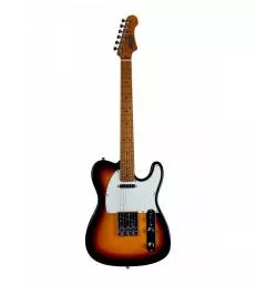 JET GUITARS - JT 300 SUNBURST - MANCHE ERABLE TORREFIE