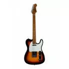 JET GUITARS - JT 300 SUNBURST - MANCHE ERABLE TORREFIE