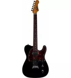 JET GUITARS - JT 350 BLACK - MANCHE ERABLE TORREFIE