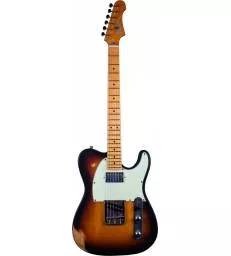 JET GUITARS - JT350 SUNBURST DISTRESSED SH