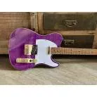 JET GUITARS - JT 600 PURPLE - ERABLE FLAMME DORE