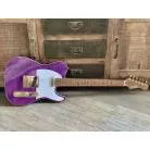 JET GUITARS - JT 600 PURPLE - ERABLE FLAMME DORE