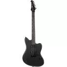 SPIRA GUITARS - J400MBK SATIN BLACK 24 FRETTES JUMBO