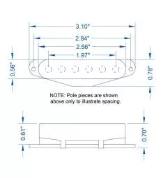 LOLLAR - SPECIAL T NECK UNPLATED 6 3KΩ