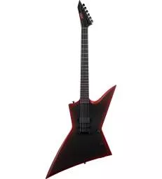LTD - EXL BLACK METAL RED BURST SATIN