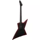 LTD - EXL BLACK METAL RED BURST SATIN