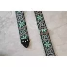 HURRICANE MUSIC - HM GREEN PINWHEEL HIPPIE STRAP