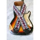 HURRICANE MUSIC - HM CUSTOM WIDE 3" 'SANTA FE' HIPPIE STRAP