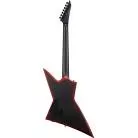 LTD - EXL-7 BARITONE BLACK METAL RED BURST SATIN