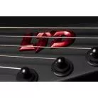 LTD - EXL-7 BARITONE BLACK METAL RED BURST SATIN