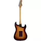 EKO - GUITARE ELECTRIQUE ST 300 TYPE STRAT SUNBURST GAUCHER