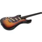 EKO - GUITARE ELECTRIQUE ST 300 TYPE STRAT SUNBURST GAUCHER