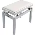 QUIKLOK - BANQUETTE DELUXE EN BOIS - BLANC MAT - ASSISE SIMILI.