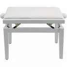 QUIKLOK - BANQUETTE DELUXE EN BOIS - BLANC MAT - ASSISE SIMILI.