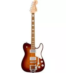 SQUIER - PARANORMAL TROUBLEMAKER TELECASTER DELUXE BIGSBY LAUREL FINGERBOARD PARCHMENT PICKGUARD HONEY SUNBURST