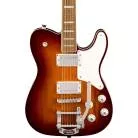 SQUIER - PARANORMAL TROUBLEMAKER TELECASTER DELUXE BIGSBY LAUREL FINGERBOARD PARCHMENT PICKGUARD HONEY SUNBURST