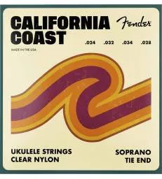 FENDER - SOPRANO UKULELE STRINGS SET OF FOUR