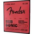 FENDER - SUBSONIC 8250-5M BASS STRINGS TAPERWOUND NICKEL-PLATED STEEL 5-STRING LONG SCALE GAUGES .045-.130 (5)