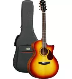 KEPMA GUITARS - SOLID TOP SERIES - F0 GRAND AUDITORIUM CHERRY BURST