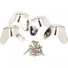 FENDER - PURE VINTAGE 3-SCREW MOUNT AMPLIFIER CORNERS (4) NICKEL
