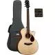 KEPMA GUITARS - SOLID TOP SERIES - F0E GRAND AUDITORIUM NATURAL