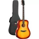 KEPMA GUITARS - SOLID TOP SERIES - F1 DREADNOUGHT CHERRY BURST