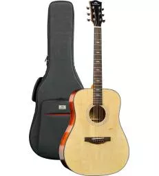 KEPMA GUITARS - SOLID TOP SERIES - F1 DREADNOUGHT NATURAL