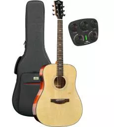 KEPMA GUITARS - SOLID TOP SERIES - F1E DREADNOUGHT NATURAL