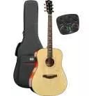 KEPMA GUITARS - SOLID TOP SERIES - F1E DREADNOUGHT NATURAL