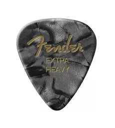 FENDER - 351 SHAPE PREMIUM PICKS EXTRA HEAVY BLACK MOTO 12 COUNT