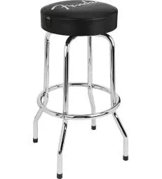 FENDER - SPAGHETTI LOGO PICK POUCH BARSTOOL BLACK/CHROME 30"