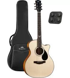 KEPMA GUITARS - SOLID TOP SERIES - F0E-B GRAND AUDITORIUM NATURAL