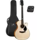 KEPMA GUITARS - SOLID TOP SERIES - F0E-B GRAND AUDITORIUM NATURAL