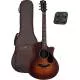 KEPMA GUITARS - TRAVEL SERIES - FCE MINI K10PRO VINTAGE BURST