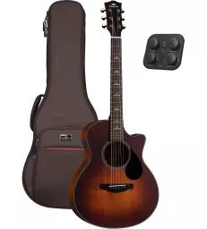 KEPMA GUITARS - TRAVEL SERIES - FCE MINI K10PRO VINTAGE BURST
