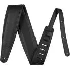 FENDER - 3.5" PREMIUM LEATHER STRAP BLACK