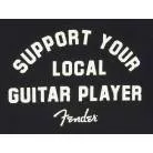 FENDER - SUPPORT YOUR LOCAL GUITAR PLAYER TEE BLACK L