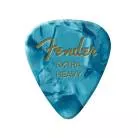 FENDER - 351 SHAPE PREMIUM PICKS EXTRA HEAVY OCEAN TURQUOISE 12 COUNT