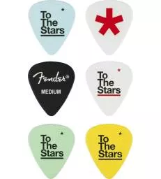 FENDER - TOM DELONGE 351 CELLULOID PICKS (6)