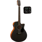 KEPMA GUITARS - PLYTONE SERIES - EACE+ K10 GRAND AUDITORIUM BLACK