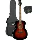 KEPMA GUITARS - SOLID TOP SERIES - F1E OM WALNUT