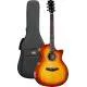 KEPMA GUITARS - SOLID TOP SERIES - F2S GRAND AUDITORIUM CHERRY BURST