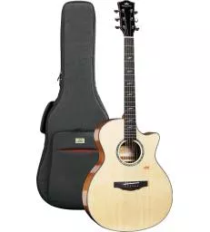 KEPMA GUITARS - SOLID TOP SERIES - F2S GRAND AUDITORIUM NATURAL