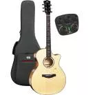 KEPMA GUITARS - SOLID TOP SERIES - F2SE GRAND AUDITORIUM NATURAL