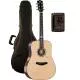 KEPMA GUITARS - SOLID TOP SERIES - G1E DREADNOUGHT NATURAL
