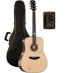 KEPMA GUITARS - SOLID TOP SERIES - G1E DREADNOUGHT NATURAL