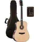 KEPMA GUITARS - SOLID TOP SERIES - G1E DREADNOUGHT NATURAL