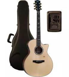 KEPMA GUITARS - ALL SOLID SERIES - A1E GRAND AUDITORIUM NATURAL