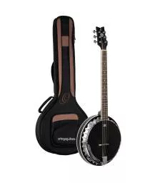 ORTEGA - OBJE3506-SBK BANJO   6 CORDES  ELECTRO  NOIR