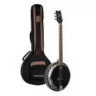 ORTEGA - OBJE3506-SBK BANJO   6 CORDES  ELECTRO  NOIR